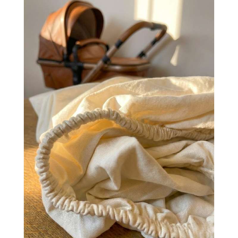 Oh'Naturel Ekologiskt Lakan - 37x96 cm. - Jersey/Barnvagn