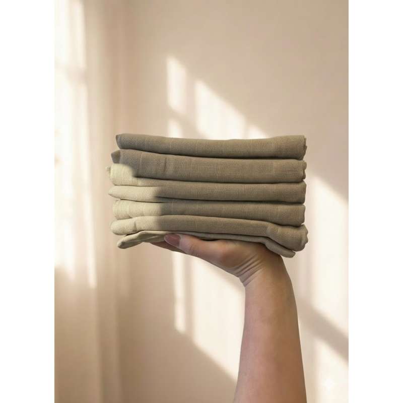 Oh'Naturel Ekologiska Muslinfiltar - 5-pack - Lotus