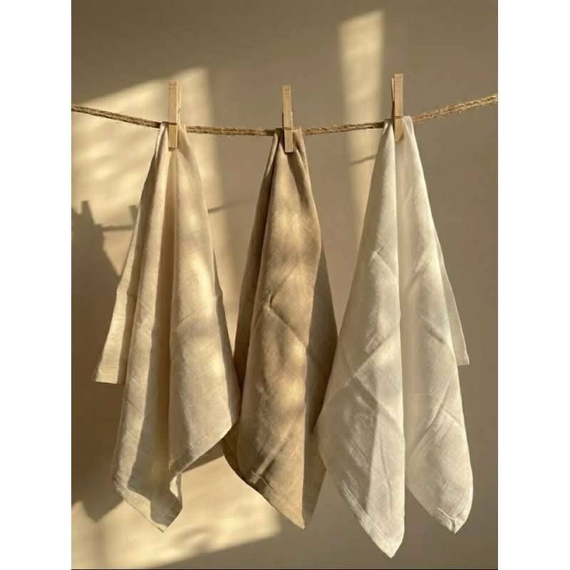 Oh'Naturel Ekologiska Muslinfiltar - 10-pack - Lotus/Sand