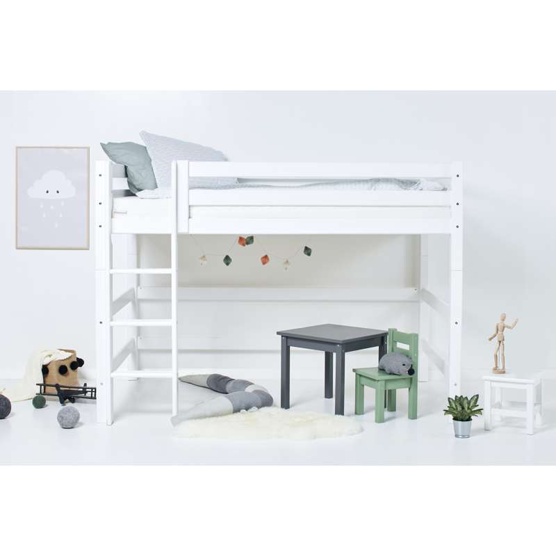 Hoppekids ECO Luxury - Mellanhöjd Modul - 120x200 cm. - Vit 