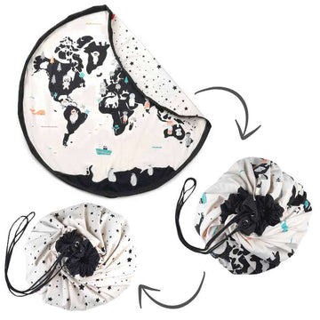 Play & Go Förvaringsmatta - Worldmap/Stars