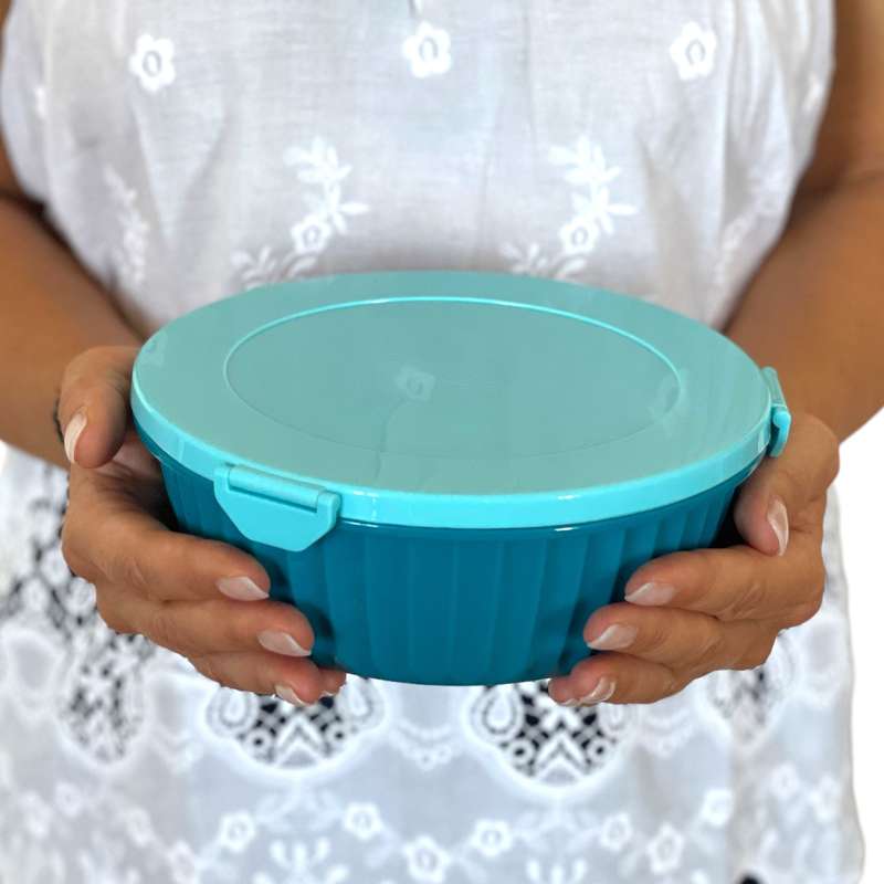 Yumbox Matlåda - Poke Love Bowl - 4 rum - Lagoon Blue 