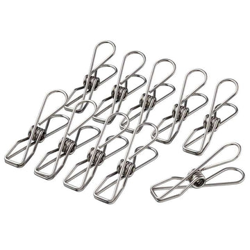 Pulito SteelClamp Klammer - Rostfritt Stål - 10 st. 