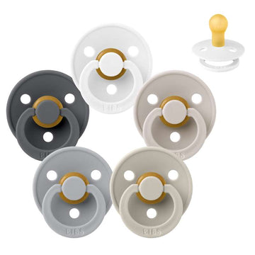 Bibs Rund Colour Napp - bundle - 5 st. - strl. 1 - Regnig dag 