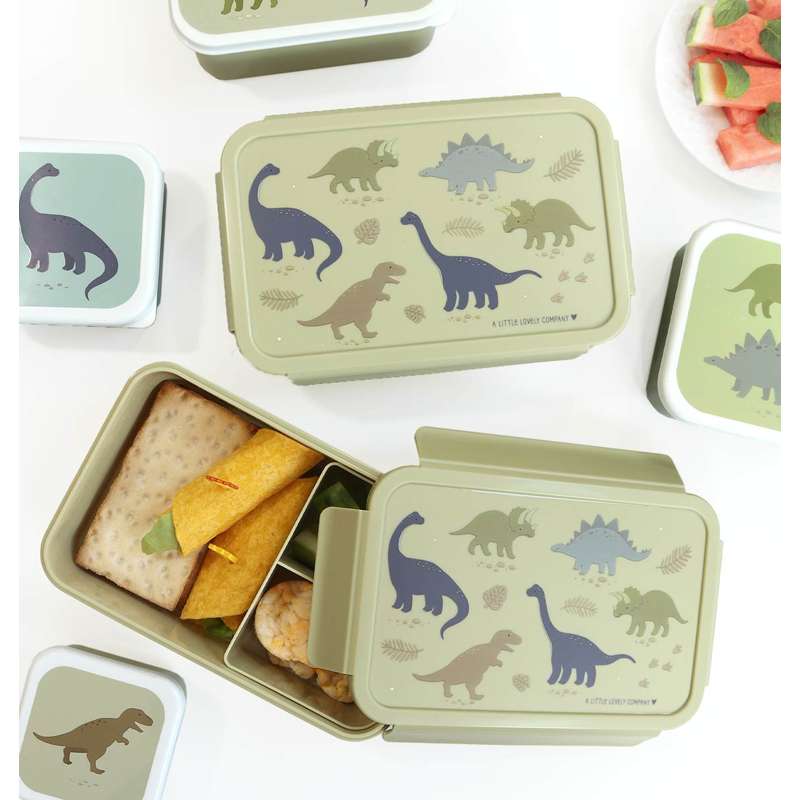 A Little Lovely Company Rumindelad Bento Matlåda - Dinosaur 