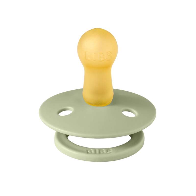 BIBS Rund Colour Napp - Stl. 2 - Naturgummi - Bumblebee Studio - Sage