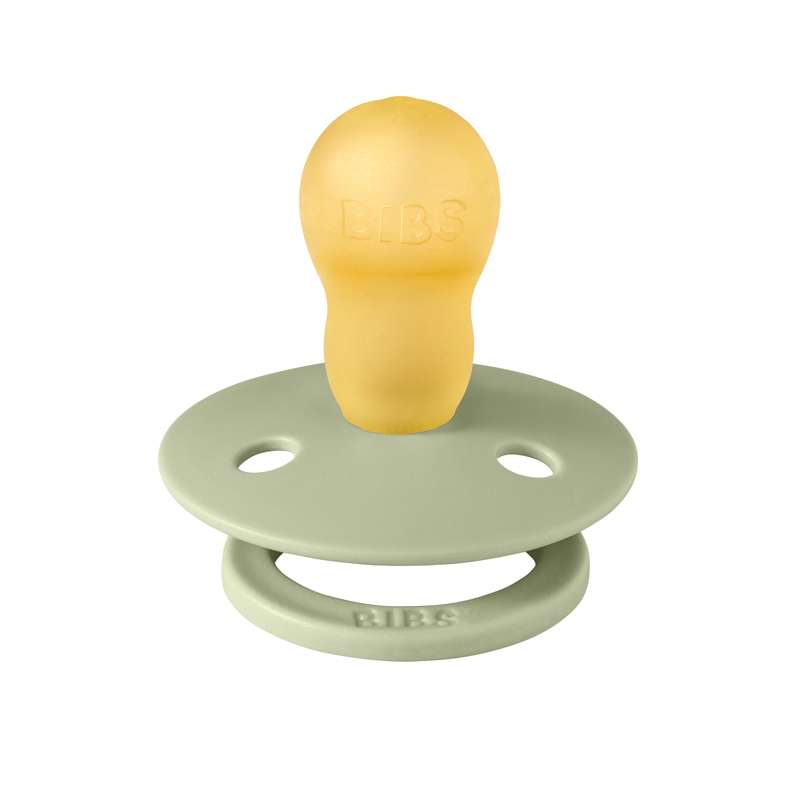 BIBS Rund Colour Napp - Stl. 3 - Naturgummi - Bumblebee Studio - Sage