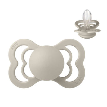 BIBS Symmetrisk Supreme Napp - Str. 2 - Silikon - Sand