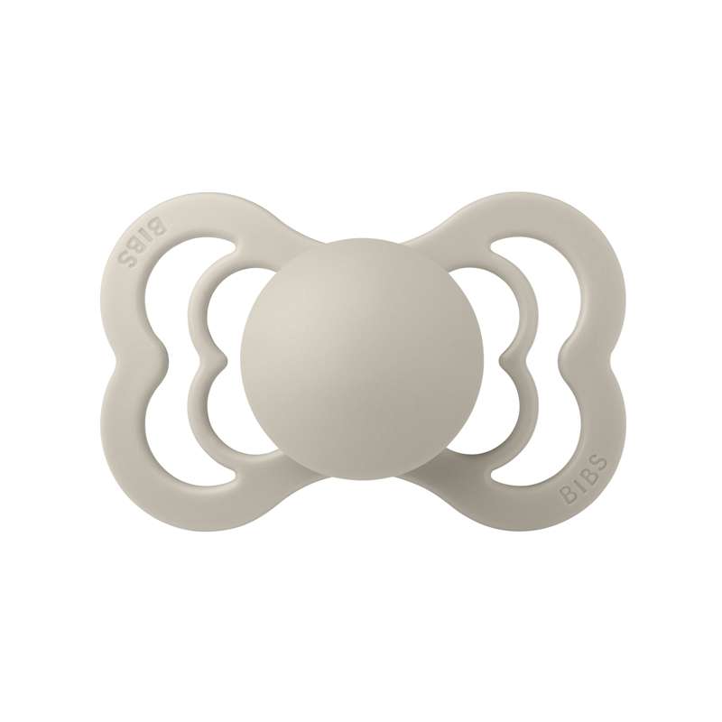 BIBS Symmetrisk Supreme napp - Str. 2 - Naturgummi - Sand