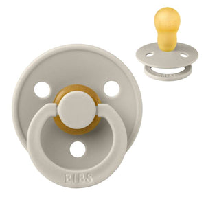 Bibs Rund Colour Napp - strl. 3 - naturgummi - Sand 