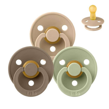 Bibs Rund Colour Napp - bundle - 3 st. - strl. 2 - Mjuk höst 