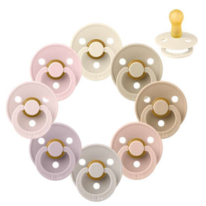 Bibs Rund Colour Napp - bundle - 8 st. - strl. 2 - Mjuk och Skonsam 