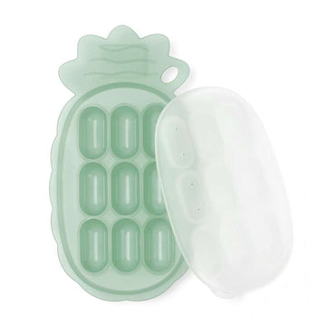 Haakaa Pineapple Frysbricka för Food Feeder Smaknapp - Pea Green