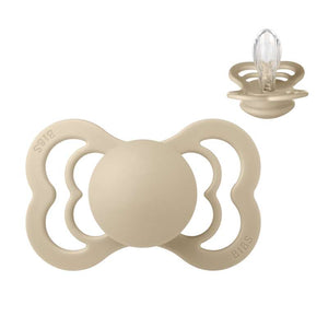 BIBS Symmetrisk Supreme Napp - Stl. 2 - Silikon - Vanilla