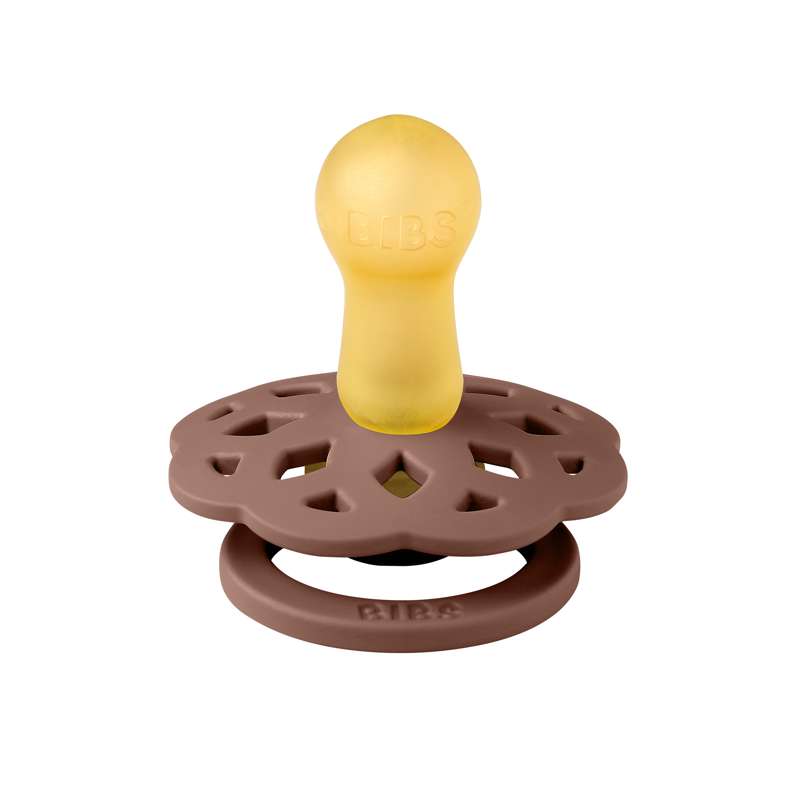 BIBS Rund Boheme Napp - Stl. 2 - Naturgummi - Woodchuck
