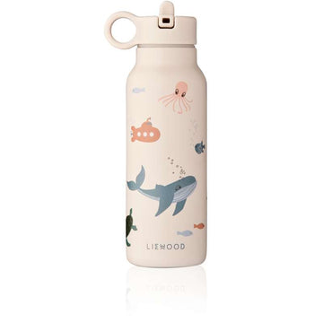 Liewood Falk Drickflaska - Rostfritt Stål - 350ml - Havskreatur/Sandy 