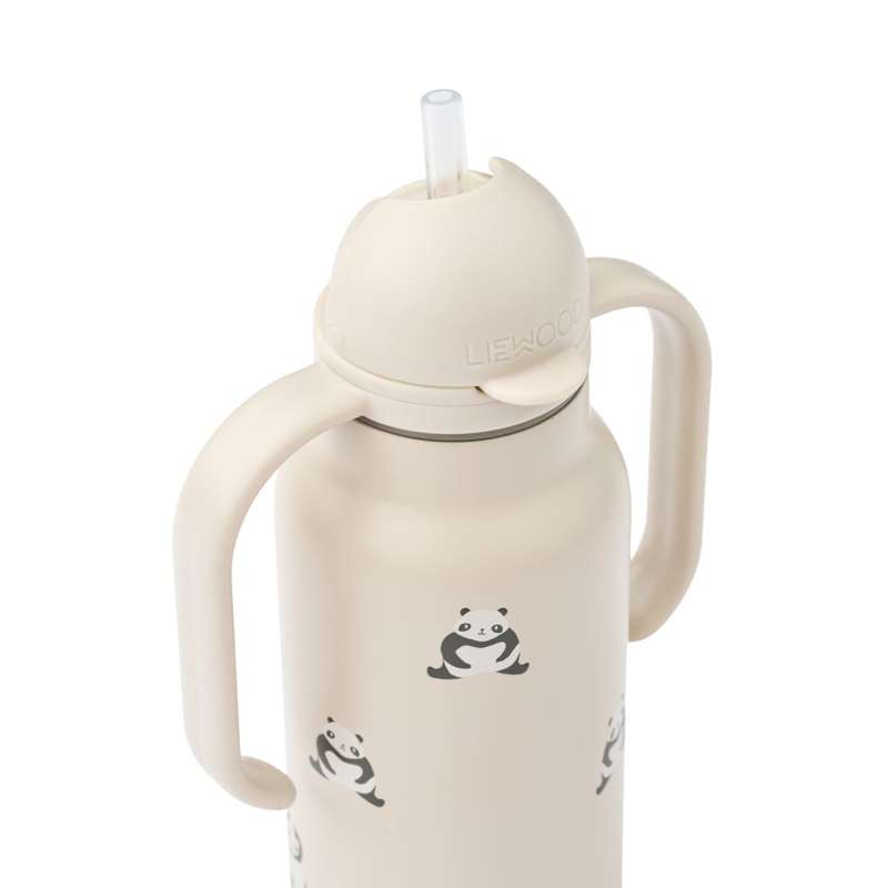 Liewood Kimmie Drickflaska - Rostfritt Stål - 250ml - Mini Panda/Sandy 
