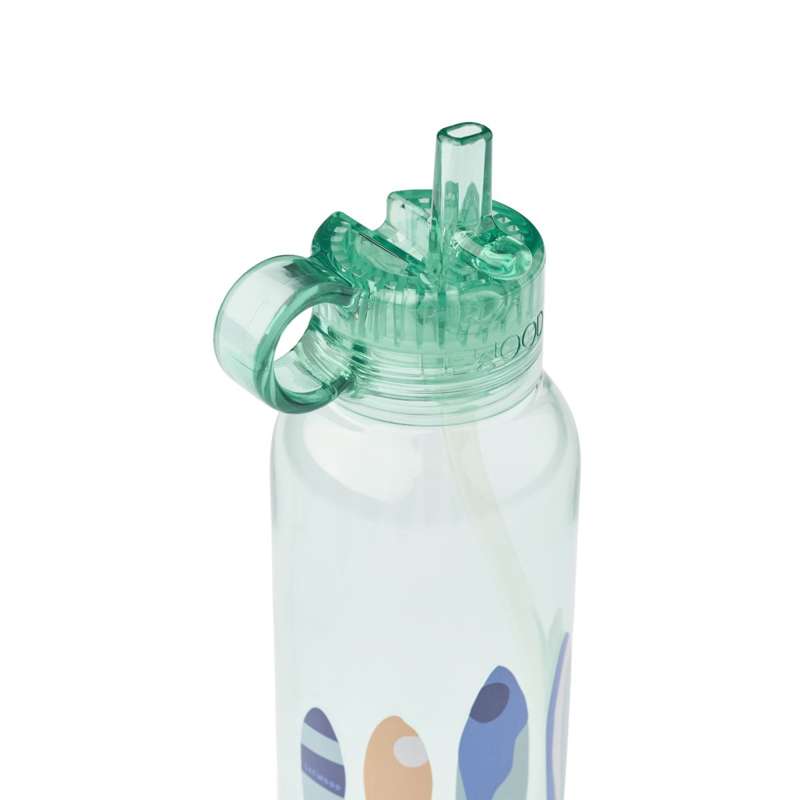 Liewood Yang Drickflaska - Tritan med silikonöverdrag - 500 ml. - Boards/Light Peppermint 