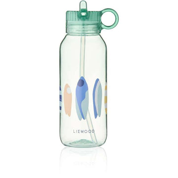 Liewood Yang Drickflaska - Tritan med silikonöverdrag - 500 ml. - Boards/Light Peppermint 