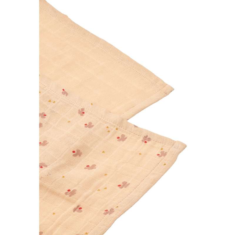 Liewood Lewis Muslin Muslinfiltar - 2-pack - Mini Butterfly/Apple Blossom Mix
