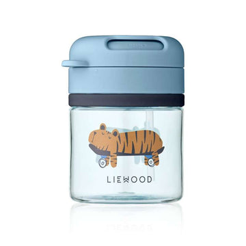 Liewood Pavia Sugerörskop - Tritan - 280ml - Rolig/Strandblå 