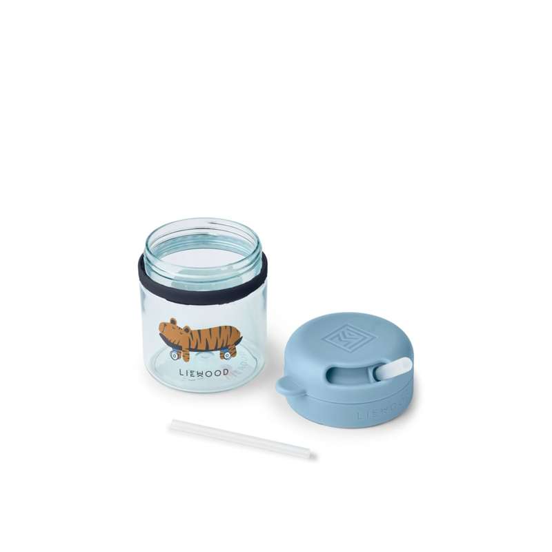 Liewood Pavia Sugerörskop - Tritan - 280ml - Rolig/Strandblå 