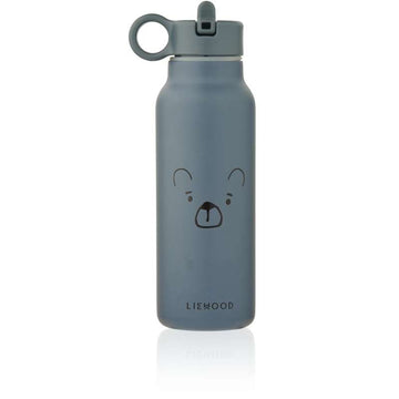 Liewood Falk Drickflaska - Rostfritt Stål - 350ml - Mr. Bear/Val blå 