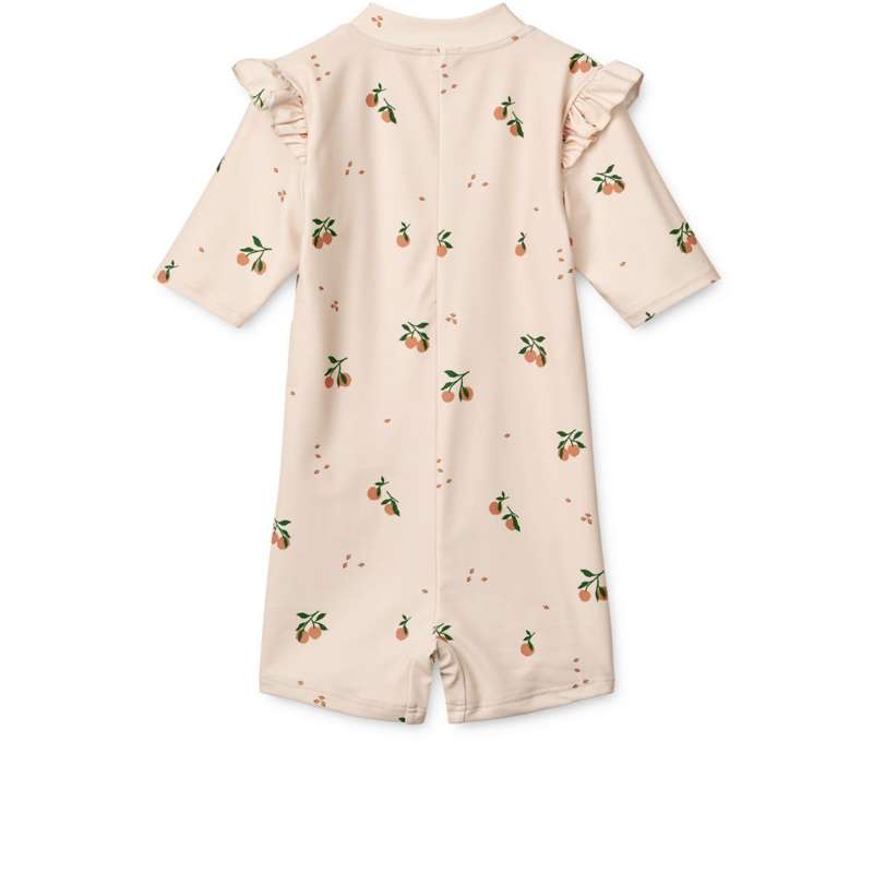 Liewood Amel simdräkt med UV-skydd - Peach/Sea Shell 