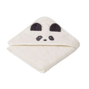 Liewood Albert Badhandduk m. Huva - Baby - Panda/Creme De La Creme