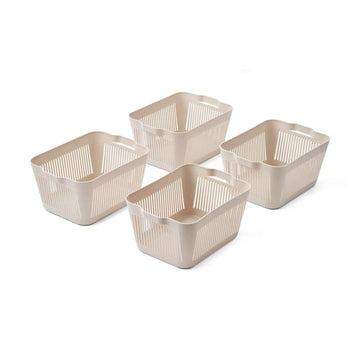 Liewood Makeeva Kurv - Liten - 4-Pack - Sandy 