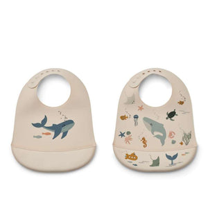 Liewood Tilda Hagesmäkke - 2-pack - Silikon - Havdjur/Sandig 