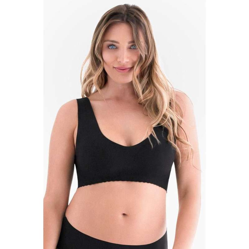 Belly Bandit- ANTI V NECK BRA - Svart 