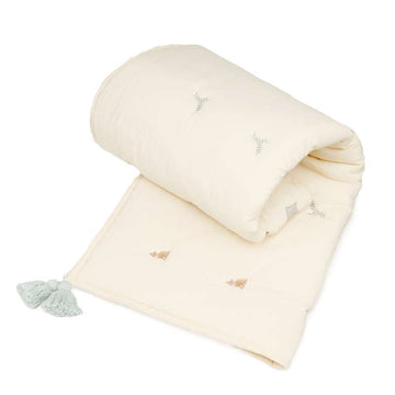 Cam Cam Copenhagen Broderad filt för barn - OCS - Woodland