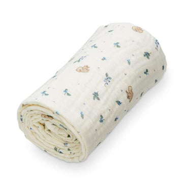 Cam Cam Copenhagen Muslin Babyfilt - GOTS - Blåbär 