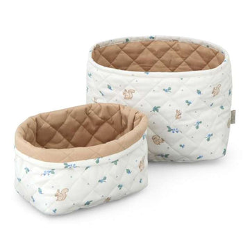 Cam Cam Copenhagen Quiltade Förvaringskorgar - 2 st. - OCS - Blåbär 