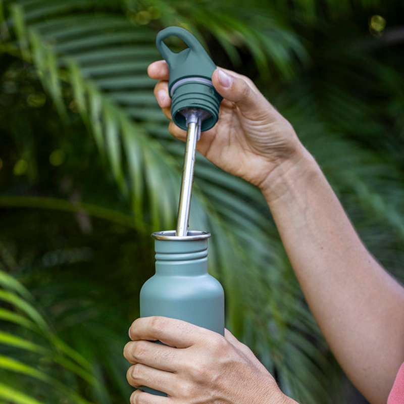 Klean Kanteen Classic Dricksflaska - Flip/Seal SportCap - 532ml - Sea Spray