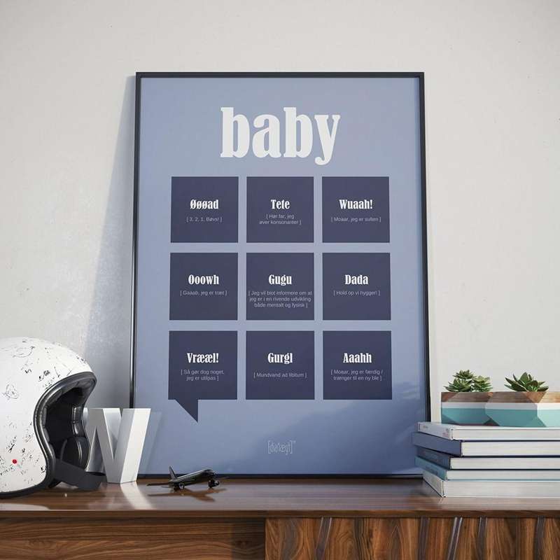 Dialägt Baby boy - flera storlekar 