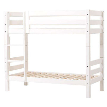 Hoppekids ECO Luxury - Våningsäng - 150 cm. - Rak Stege - Flera Storlekar - Vit 