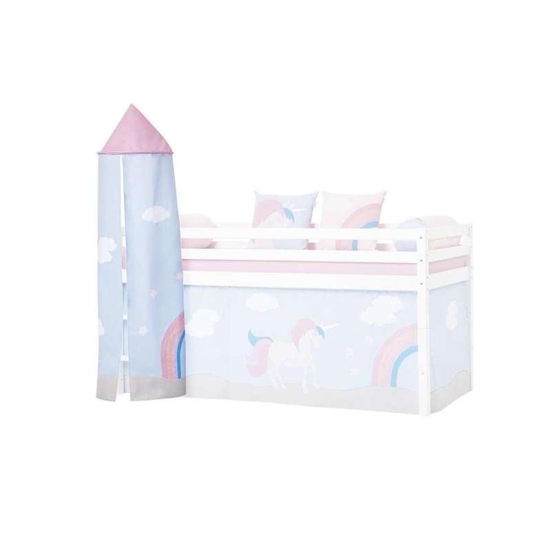 Hoppekids Torn till Halvhög loftsäng - UNICORN 