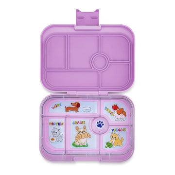 Yumbox Lunchlåda - Original - 6 fack - Ami Purple/Cats and Dogs