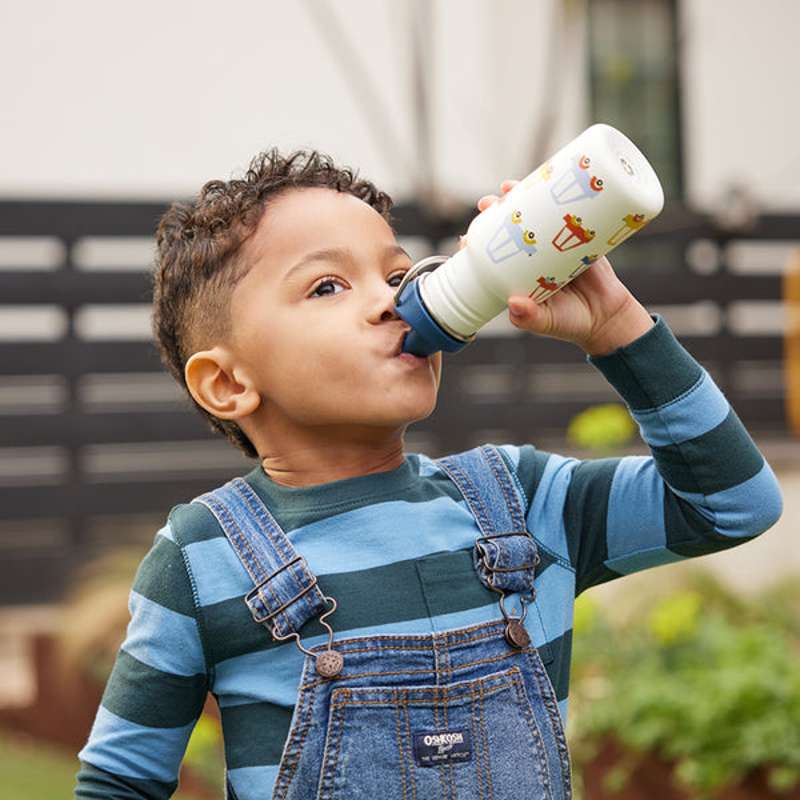 Klean Kanteen Classic Dricksflaska - Kid SippyCap - 355ml - Cars