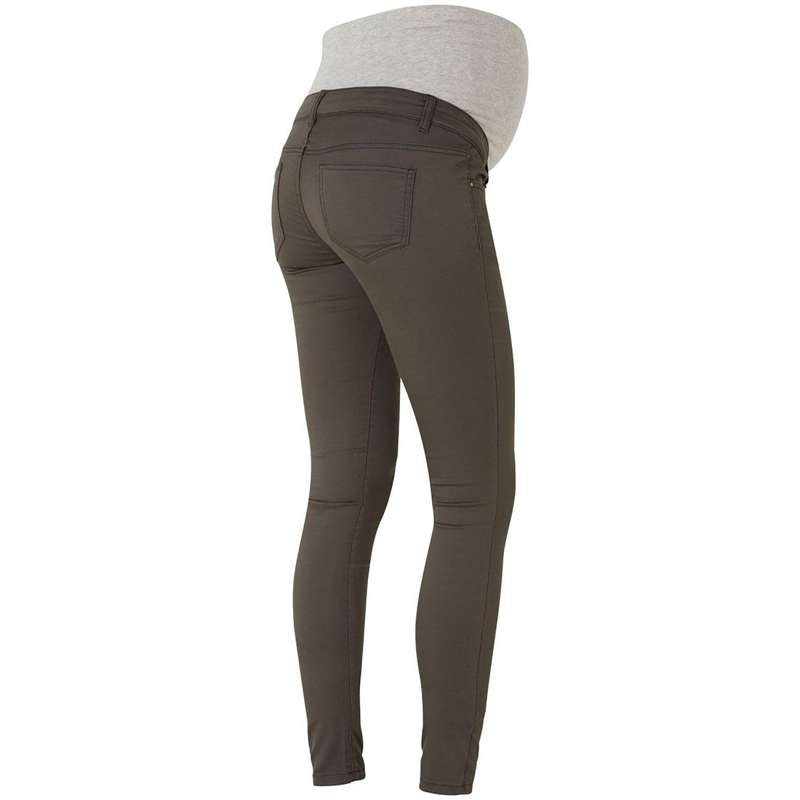 Mamalicious Ida Skinny Jeans - Beluga Grå 