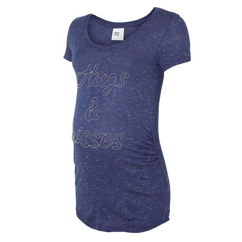 Mamalicious Jersey Ventetop - Blå 