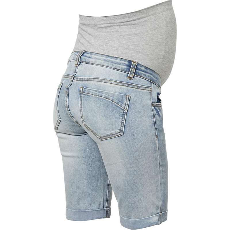 Mamalicious Marbella Slimfit Bermuda Försäljningsshorts - Denimblå 