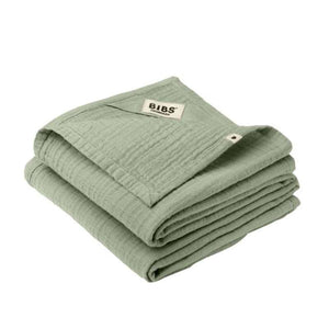 BIBS Sleep - Muslin Tygblöja i 2-Pack - 70x70 cm. - Salvia 