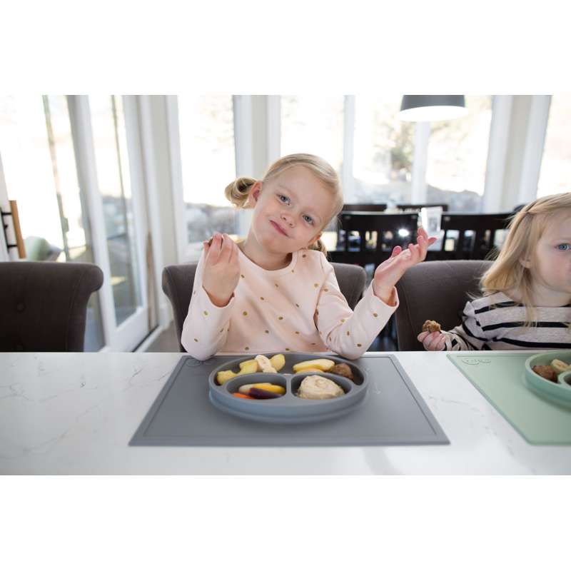 EZPZ Happy Mat Spisduk - Mörk Grå 