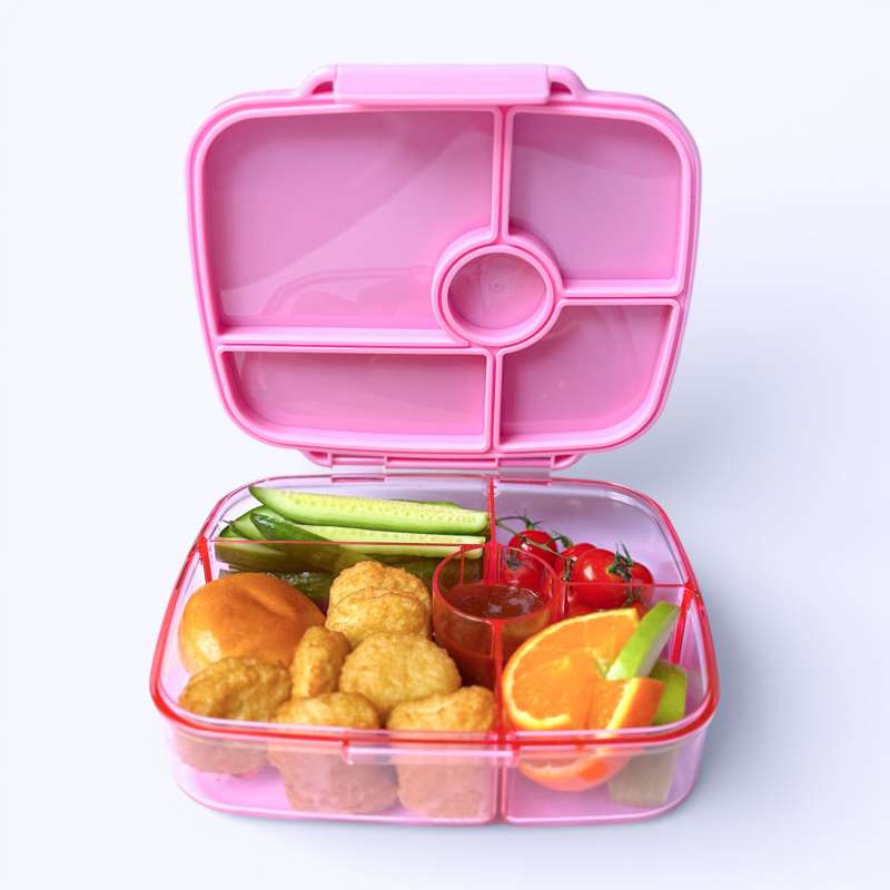 Yumbox Matlåda - Go - 5 fack - Sidney Pink 