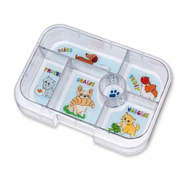 Yumbox Insatsbricka - Original Tray - 6 fack - Cats and Dogs
