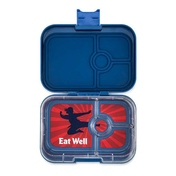 Yumbox Lunchlåda - Panino - 4 fack - Ninja Blue/Kung Fu