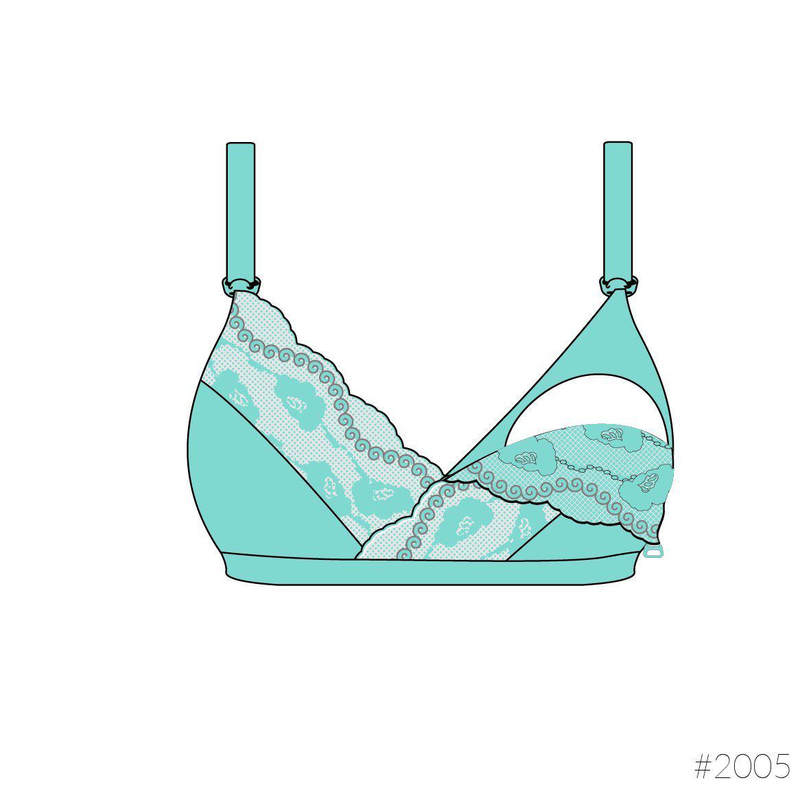 Carriwell Ny mamma amnings-bh Lace Drop Cup - Vit-amnings-bh-Mammashop.dk